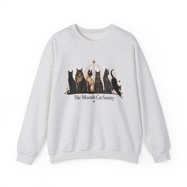 Moonlit Cat Society Crewneck Sweatshirt