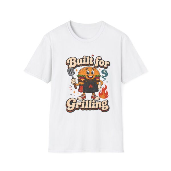 Built for Grilling Burger BBQ T-Shirt — Grilling Tee for BBQ Lovers