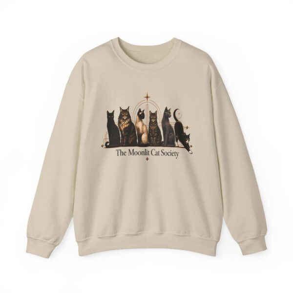 Moonlit Cat Society Crewneck Sweatshirt