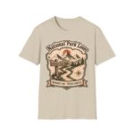 National Park Lover Vintage Mountain Camping Badge T-Shirt