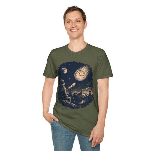 Retro Astronomer Tee — 'Falling Star? Broken Clock' Funny Space Nerd T-Shirt