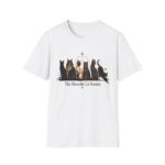 Moonlit Cat Society Graphic Tee - Cat Moonlight Shirt