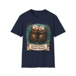 Otter Couple T-Shirt — "Gentle Paws, Brave Hearts" Cute Animal Tee