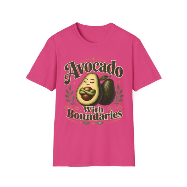 Avocado With Boundaries T-Shirt — Funny Self-Care Fruit Graphic Tee