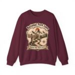National Park Lover Vintage Hiking Crewneck Sweatshirt