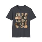 Book Lover T-Shirt — "I Check Out Books & Cold Cases" Graphic Tee