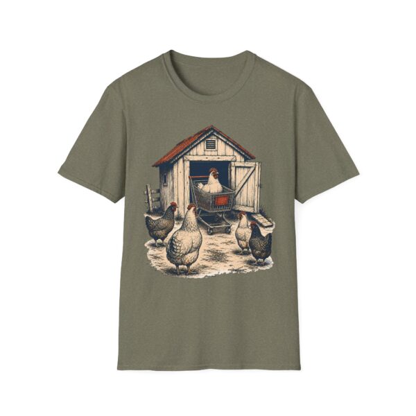 Chicken Coop T-Shirt — Vintage Farm Hen Illustration Tee