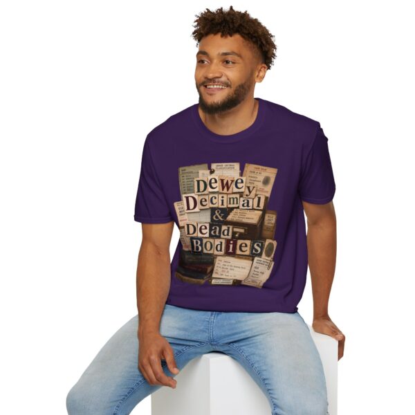 Dewey Decimal & Dead Bodies Vintage Library Horror T-Shirt
