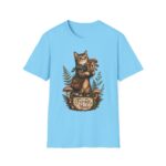 Cat Forager T-Shirt — Cute Kitten Holding Mushrooms “Forage Mode”