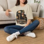 Keeper of the Night Lighthouse Cat T-Shirt — Night Light Graphic Tee