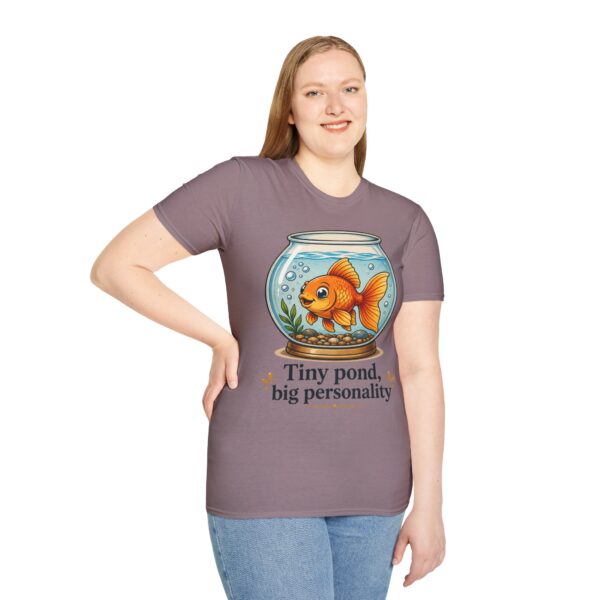 Goldfish Bowl T-Shirt — "Tiny Pond, Big Personality" Cute Fish Graphic Tee