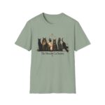 Moonlit Cat Society Graphic Tee - Cat Moonlight Shirt