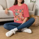 Dog Mom T-Shirt — "Dog Mom Does It All" Playful Collage Tee for Pet Lovers