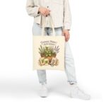 Farmers Market Herb Garden Canvas Tote Bag