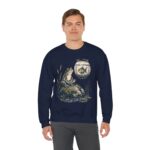 Vintage Frog & Floating Fishbowl Sweatshirt — Nostalgic Nature Crewneck