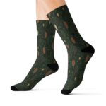 Pickleball Racket Ball Court Socks | Sublimation Socks