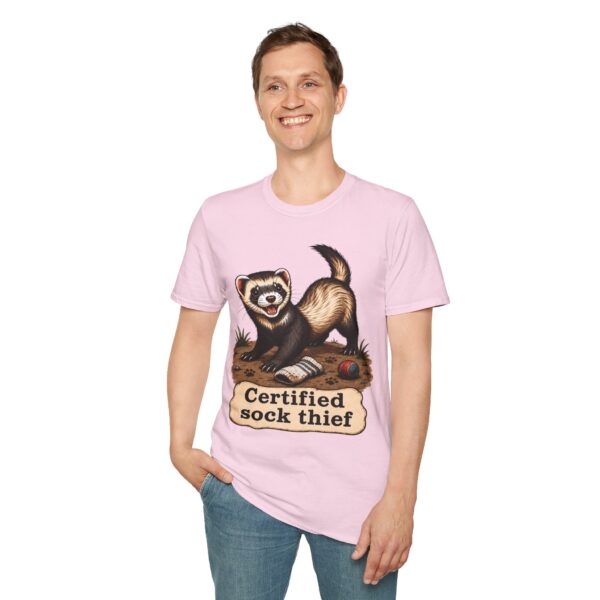 Ferret 'Certified Sock Thief' T-Shirt