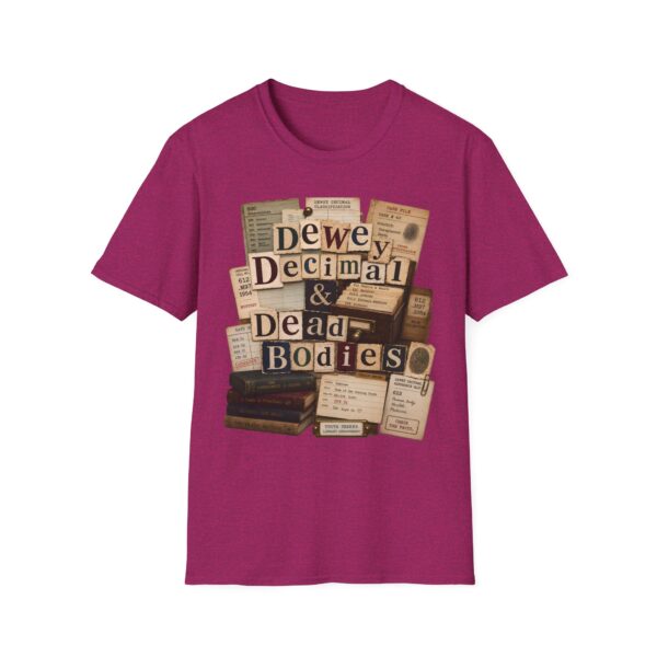 Dewey Decimal & Dead Bodies Vintage Library Horror T-Shirt