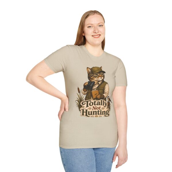 Cat Hunting Tee — "Totally Not Hunting" Funny Outdoor T-Shirt