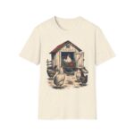 Chicken Coop T-Shirt — Vintage Farm Hen Illustration Tee