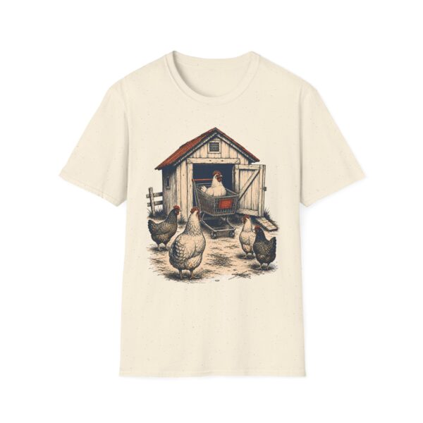 Chicken Coop T-Shirt — Vintage Farm Hen Illustration Tee
