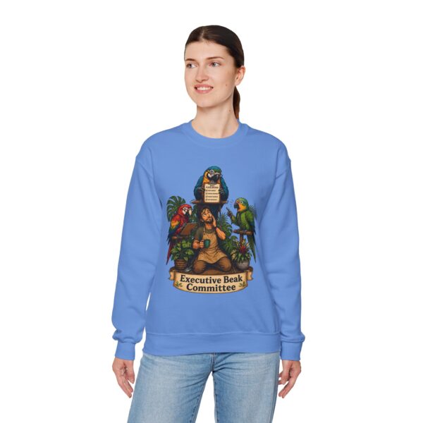 Executive Beak Committee Sweatshirt — Parrot Crewneck Pullover