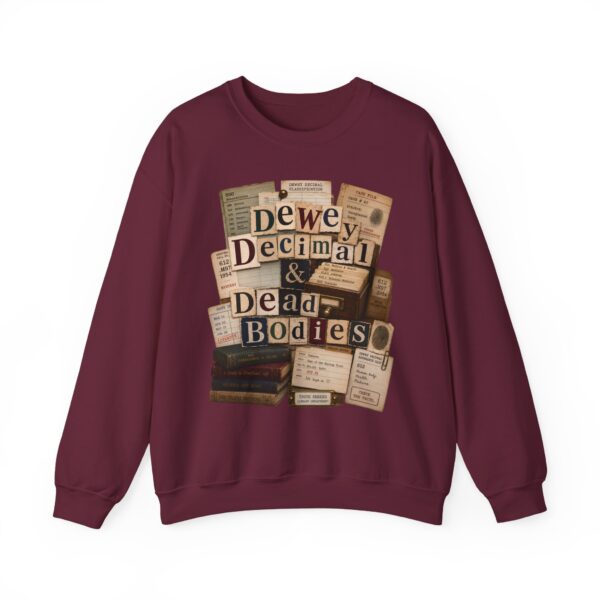 Dewey Decimal & Dead Bodies Vintage Library Crewneck