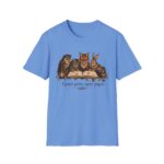 Reading Forest Animals T-Shirt — "Quiet Paws, Open Pages" Book Lover Tee