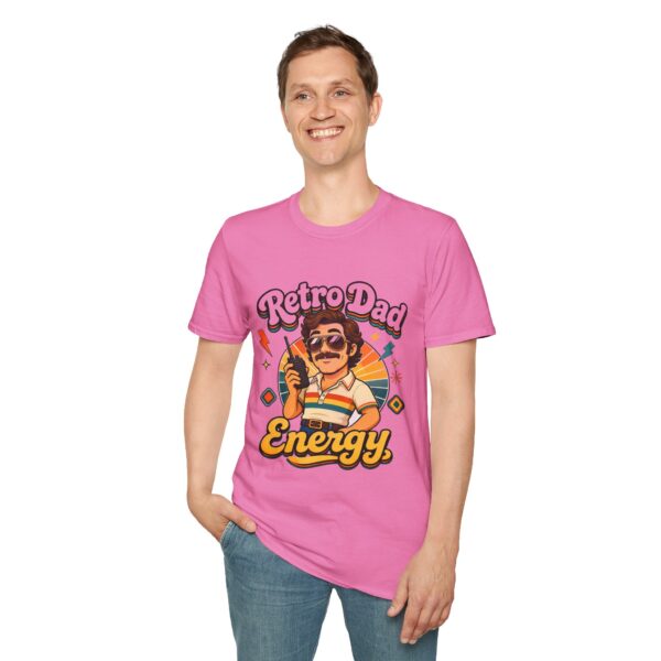 Retro Dad Energy T-Shirt — Vintage 70s Dad Vibes Graphic Tee