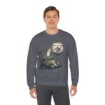 Vintage Frog & Floating Fishbowl Sweatshirt — Nostalgic Nature Crewneck