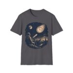Retro Astronomer Tee — 'Falling Star? Broken Clock' Funny Space Nerd T-Shirt