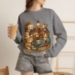 Rescue Cat Sweatshirt — Adopt Don't Shop Crewneck