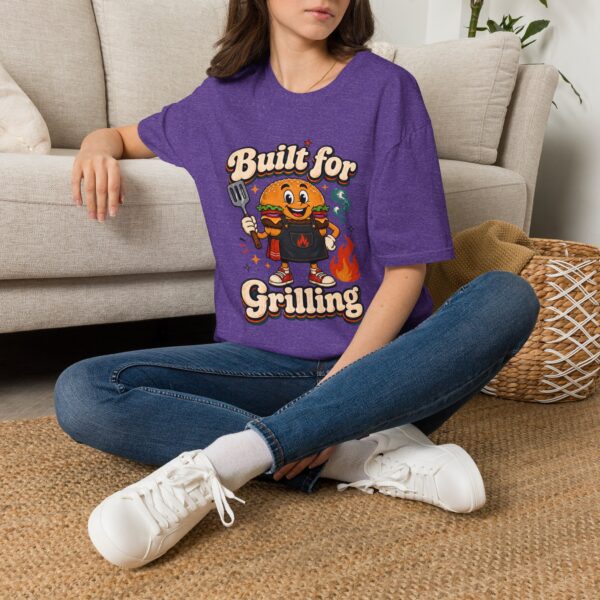 Built for Grilling Burger BBQ T-Shirt — Grilling Tee for BBQ Lovers