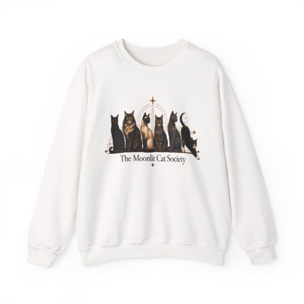 Moonlit Cat Society Crewneck Sweatshirt