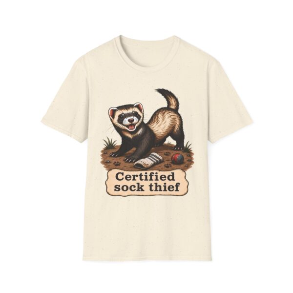 Ferret 'Certified Sock Thief' T-Shirt