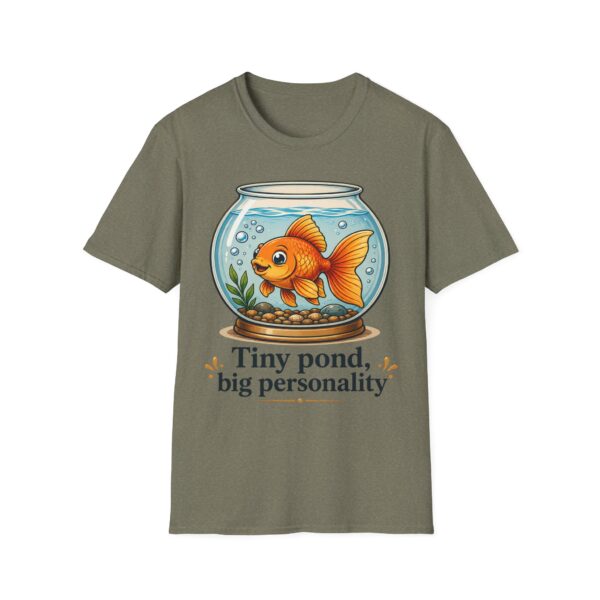 Goldfish Bowl T-Shirt — "Tiny Pond, Big Personality" Cute Fish Graphic Tee