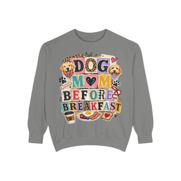 Dog Mom Before Breakfast Sweatshirt — Cozy Morning Pet Mom Pullover