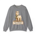Alpaca Crewneck Sweatshirt – "Soft outside, sass inside" Cozy Graphic Pullover