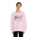 Birds of Winter "Wings Along the Wildflowers" Crewneck Sweatshirt