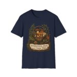 Mushrooms Walks Quiet Walks Wild Mushroom Basket T-Shirt | Foraging Nature Graphic Tee