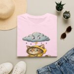 Cat Forecast T-Shirt — "Forecast: Mischief" Cute Rainy Day Cat Tee