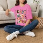Dog Mom T-Shirt — "Dog Mom Does It All" Playful Collage Tee for Pet Lovers