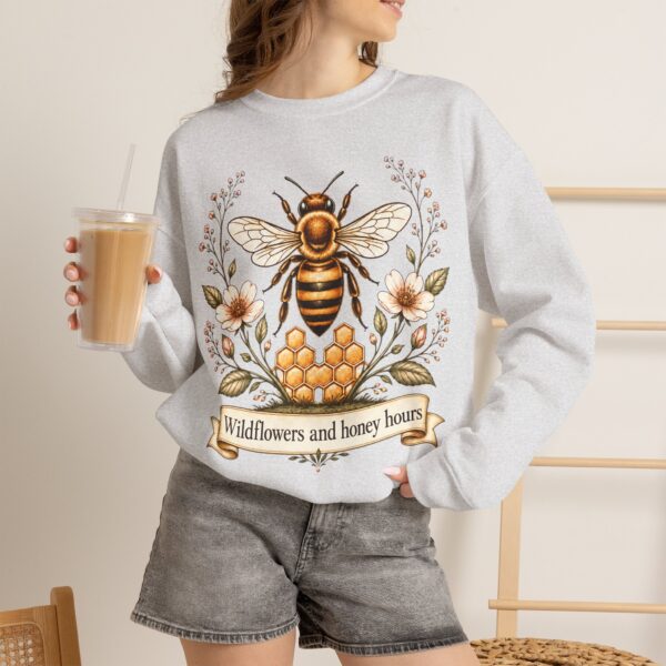 Wildflowers & Honey Hours Bee Crewneck Sweatshirt