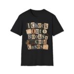 Book Lover T-Shirt — "I Check Out Books & Cold Cases" Graphic Tee