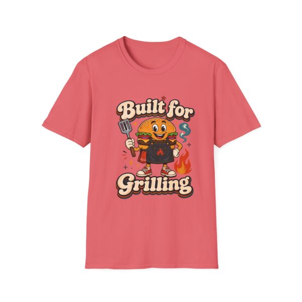 Built for Grilling Burger BBQ T-Shirt — Grilling Tee for BBQ Lovers