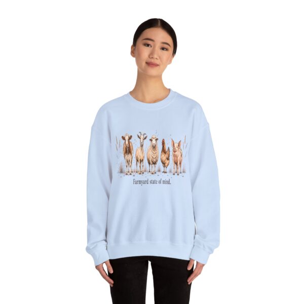 Farmyard State of Mind Sweatshirt — Cute Farm Animal Crewneck