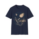 Retro Astronomer Tee — 'Falling Star? Broken Clock' Funny Space Nerd T-Shirt