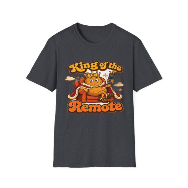 King of the Remote T-Shirt — Funny Couch Potato TV Remote Shirt