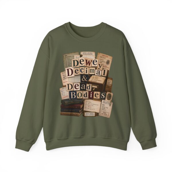 Dewey Decimal & Dead Bodies Vintage Library Crewneck