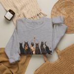 Moonlit Cat Society Crewneck Sweatshirt